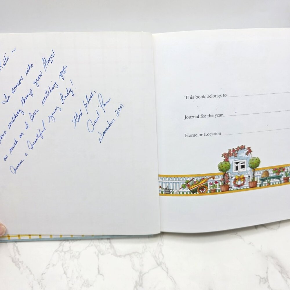 Mary Engelbreit Gardeners Journal Plants Hardcover Book Vintage Vegetable Flower - Picture 12 of 13